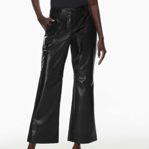 Aritzia BABATON Faux Leather Pants in Black
